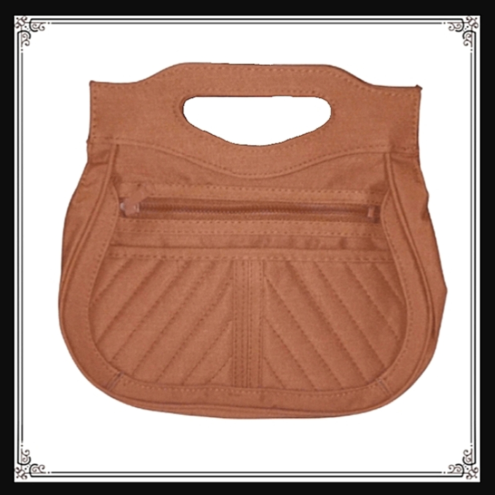 Vintage Light Brown Canvas Handbag